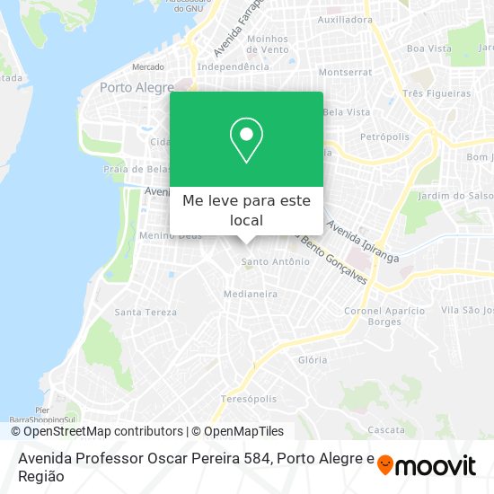Avenida Professor Oscar Pereira 584 mapa