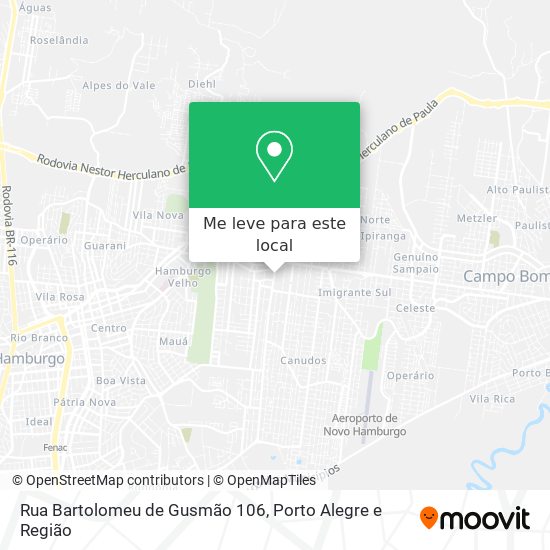 Rua Bartolomeu de Gusmão 106 mapa