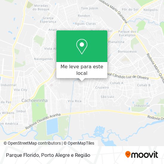 Parque Florido mapa