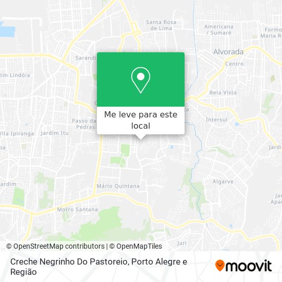 Creche Negrinho Do Pastoreio mapa