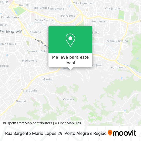 Rua Sargento Mario Lopes 29 mapa