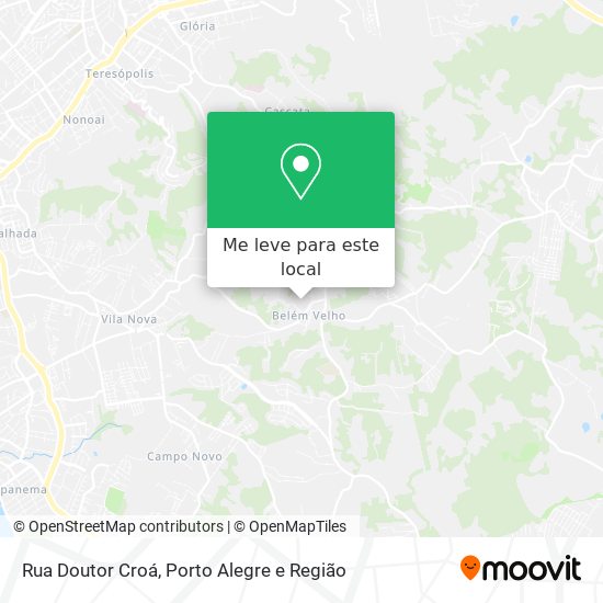 Rua Doutor Croá mapa