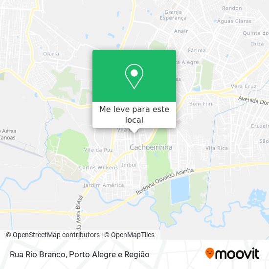 Rua Rio Branco mapa