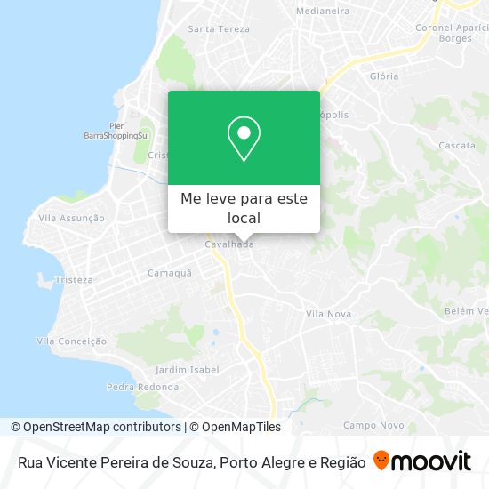 Rua Vicente Pereira de Souza mapa