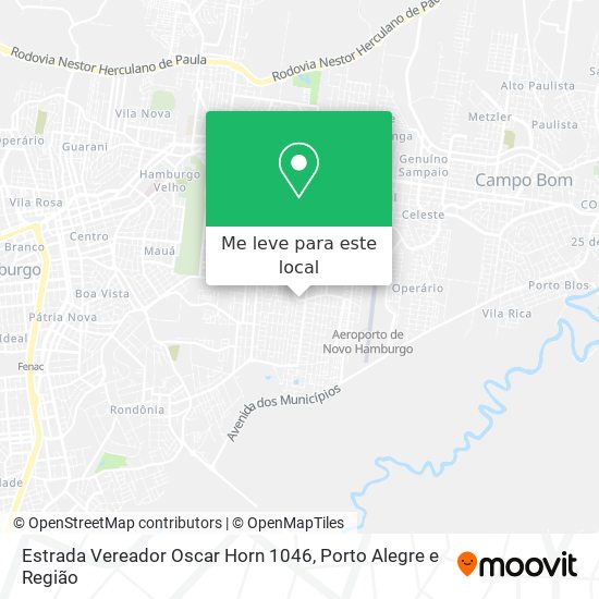 Estrada Vereador Oscar Horn 1046 mapa