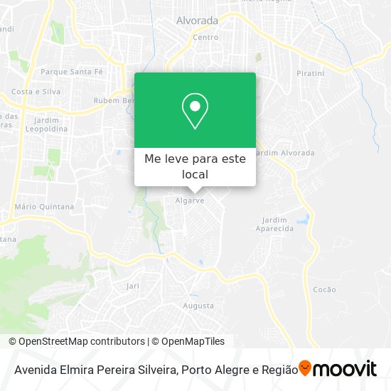 Avenida Elmira Pereira Silveira mapa