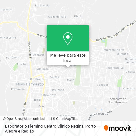 Laboratorio Fleming Centro Clinico Regina mapa