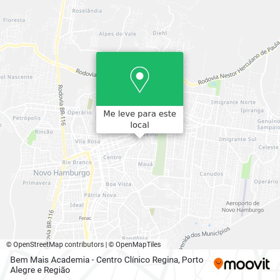 Bem Mais Academia - Centro Clínico Regina mapa