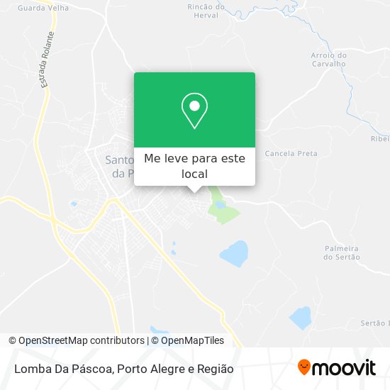 Lomba Da Páscoa mapa
