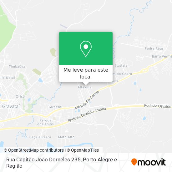 Rua Capitão João Dorneles 235 mapa