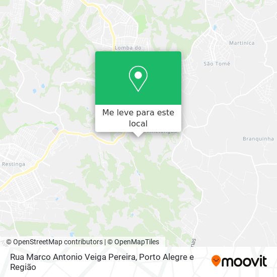 Rua Marco Antonio Veiga Pereira mapa