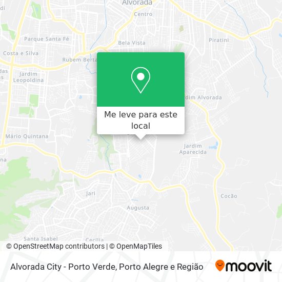 Alvorada City - Porto Verde mapa