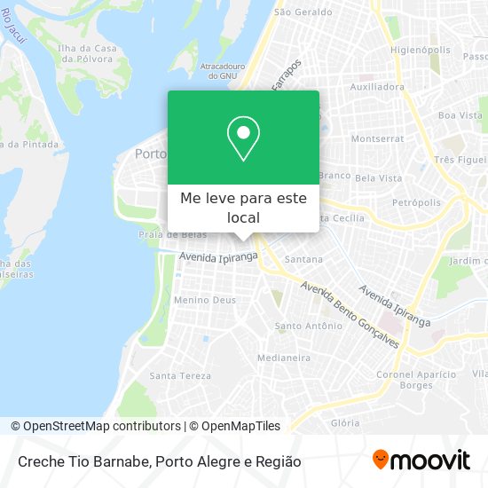 Creche Tio Barnabe mapa