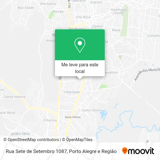Rua Sete de Setembro 1087 mapa
