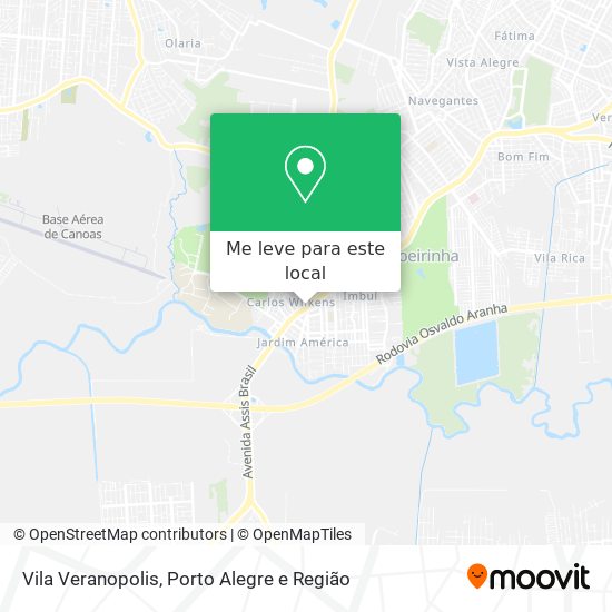 Vila Veranopolis mapa