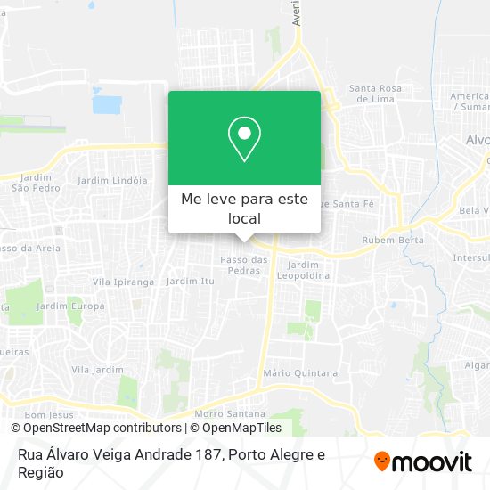 Rua Álvaro Veiga Andrade 187 mapa