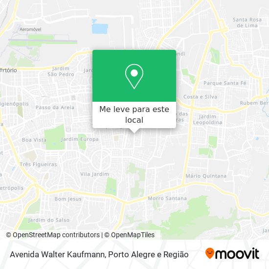 Avenida Walter Kaufmann mapa
