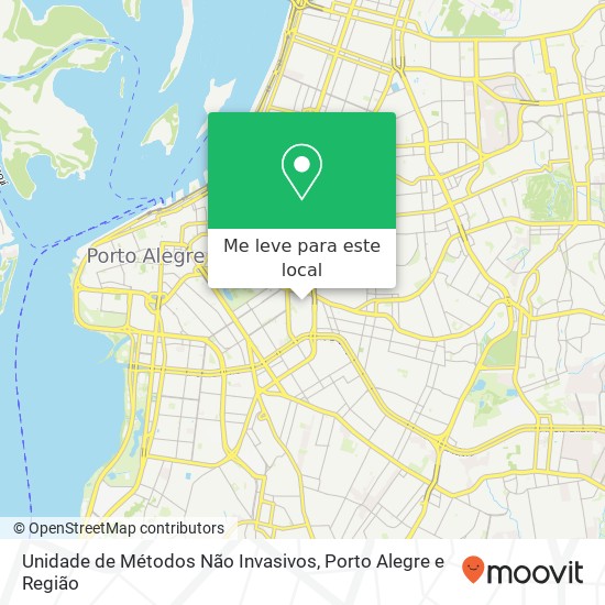 Unidade de Métodos Não Invasivos mapa