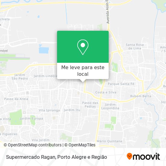 Supermercado Ragan mapa