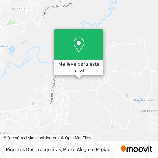 Piquetes Das Tranqueiras mapa