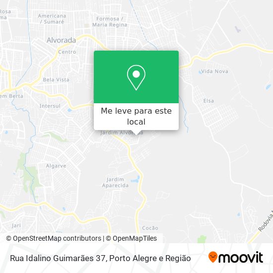 Rua Idalino Guimarães 37 mapa
