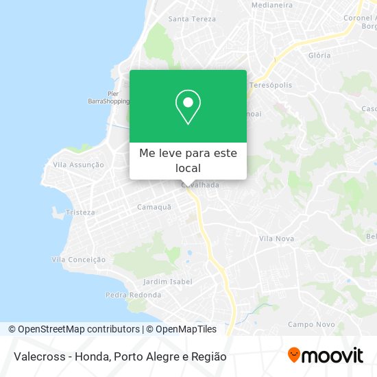 Valecross - Honda mapa