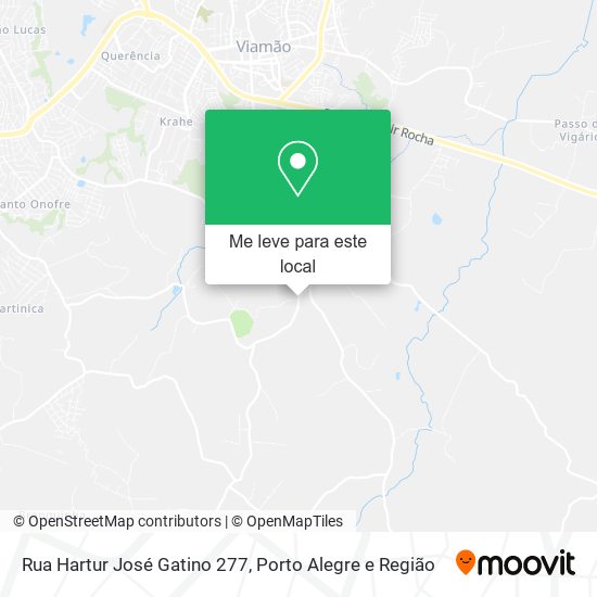 Rua Hartur José Gatino 277 mapa