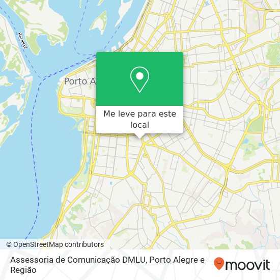 Assessoria de Comunicação DMLU mapa