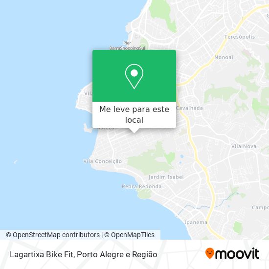 Lagartixa Bike Fit mapa