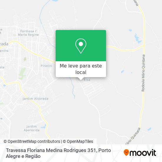 Travessa Floriana Medina Rodrigues 351 mapa