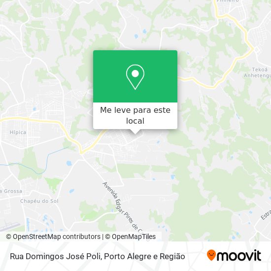 Rua Domingos José Poli mapa