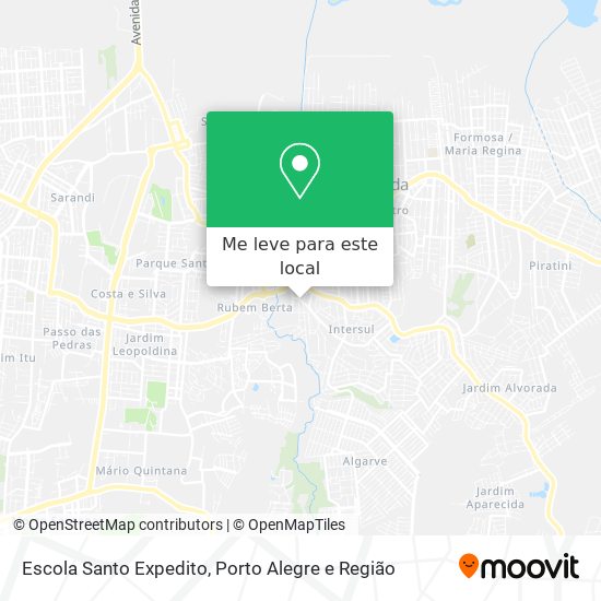 Escola Santo Expedito mapa