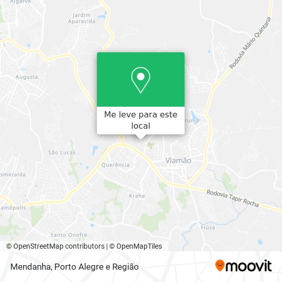 Mendanha mapa