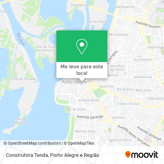 Construtora Tenda mapa