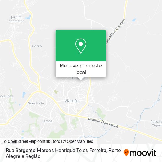 Rua Sargento Marcos Henrique Teles Ferreira mapa