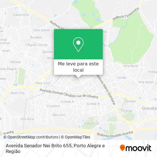 Avenida Senador Nei Brito 655 mapa