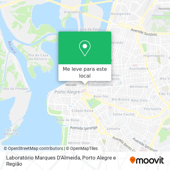 Laboratório Marques D'Almeida mapa