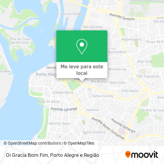 Oi Gracia Bom Fim mapa