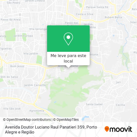 Avenida Doutor Luciano Raul Panatieri 359 mapa
