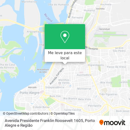 Avenida Presidente Franklin Roosevelt 1605 mapa