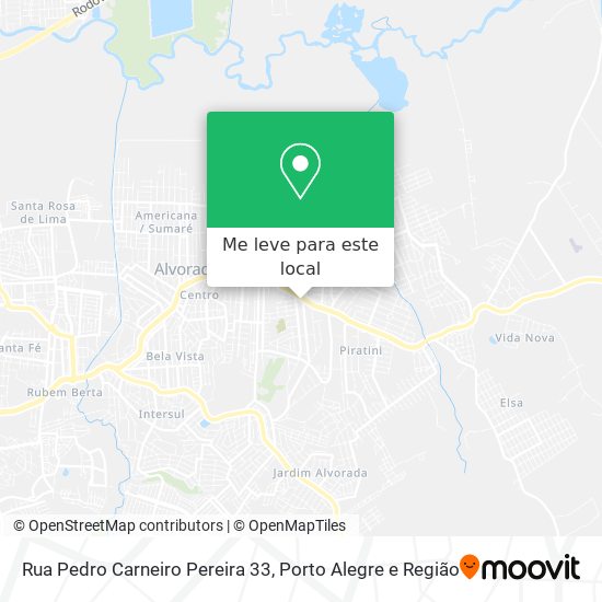 Rua Pedro Carneiro Pereira 33 mapa