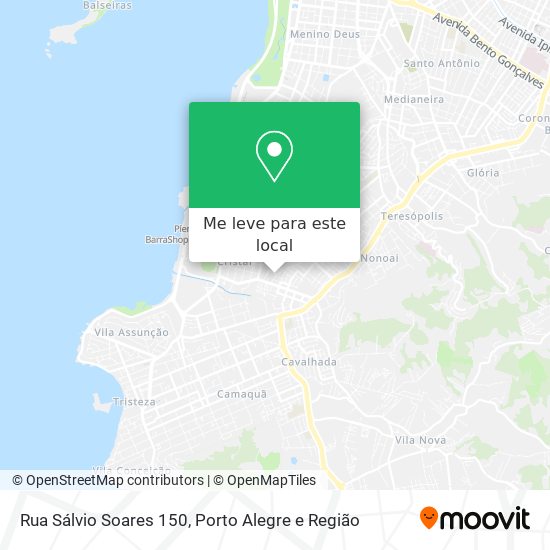 Rua Sálvio Soares 150 mapa