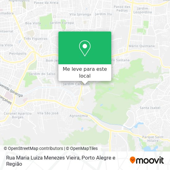 Rua Maria Luiza Menezes Vieira mapa