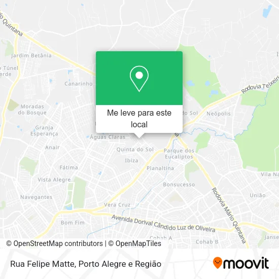 Rua Felipe Matte mapa