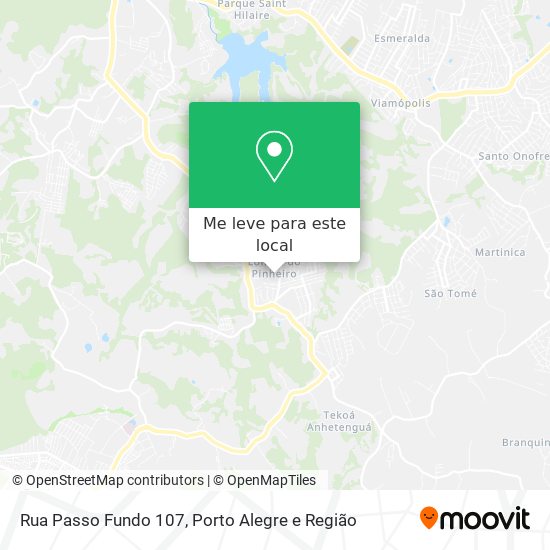 Rua Passo Fundo 107 mapa