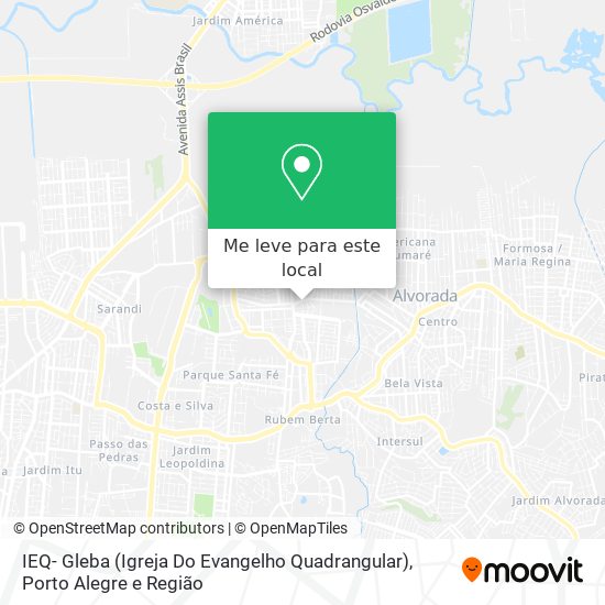 IEQ- Gleba (Igreja Do Evangelho Quadrangular) mapa