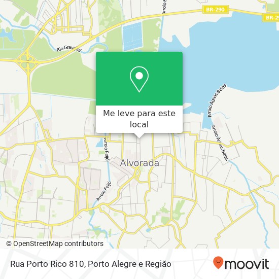 Rua Porto Rico 810 mapa