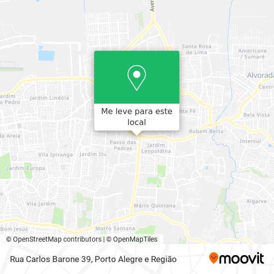 Rua Carlos Barone 39 mapa
