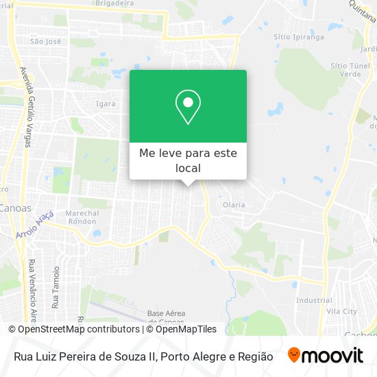 Rua Luiz Pereira de Souza II mapa