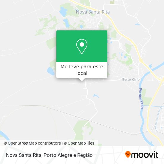 Nova Santa Rita mapa